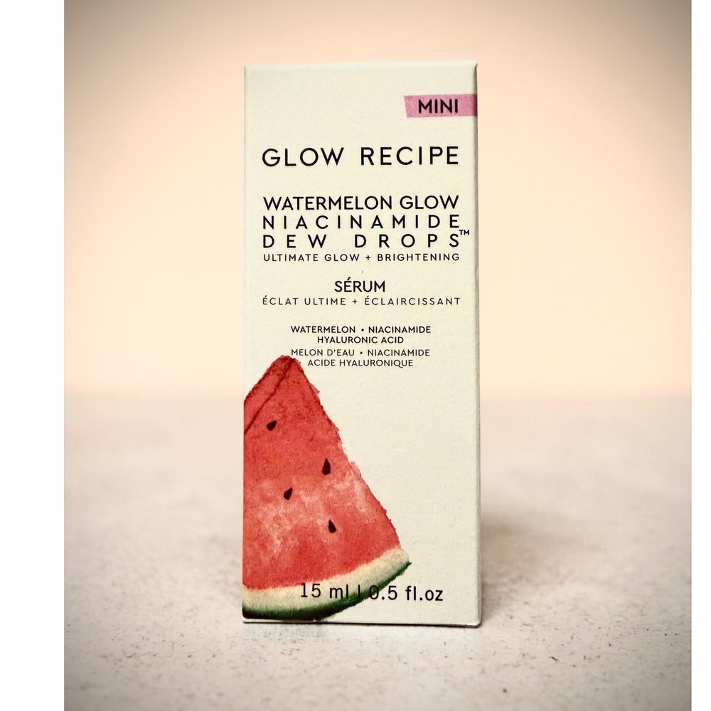 Glow Recipe - Watermelon Glow Niacinamide Dew Drops -Miniβ Serum 15ml *NIB*